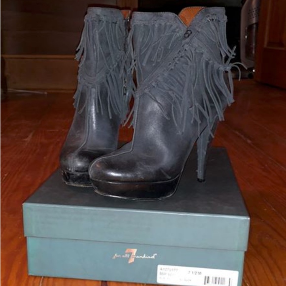 Seven For All Mankind Mirage Boots Sz 7.5 No returns - Picture 2 of 3